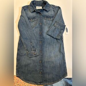 NWT Old navy Jean Dress  Girls Sz M-8